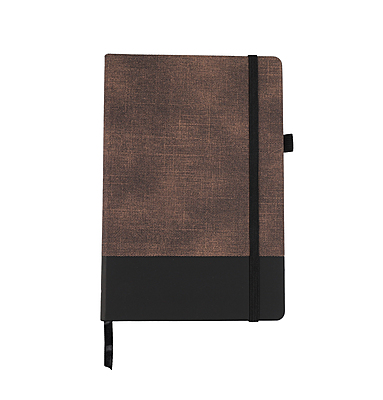 Memoir - Two Tone PU Notebook-brown