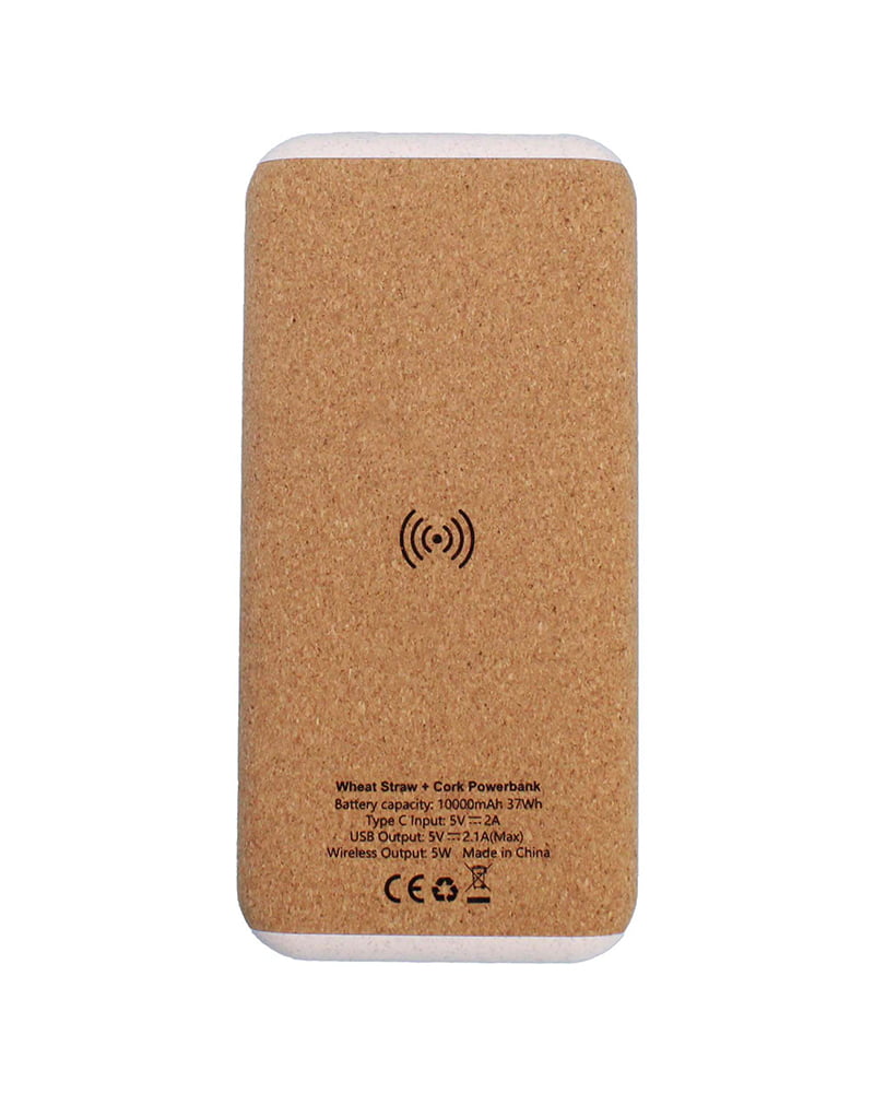 Teho - Wheat straw+Cork Power Bank