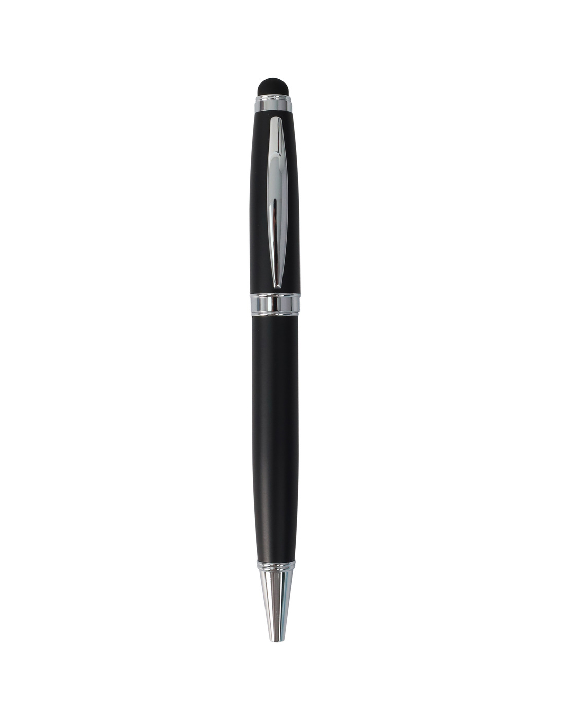 Verena - Matte Metal Pen-Black &amp; Silver