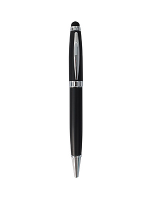 Verena - Matte Metal Pen-Black & Silver