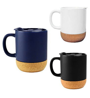 Fysis - Ceramic Mug with Cork Bottom