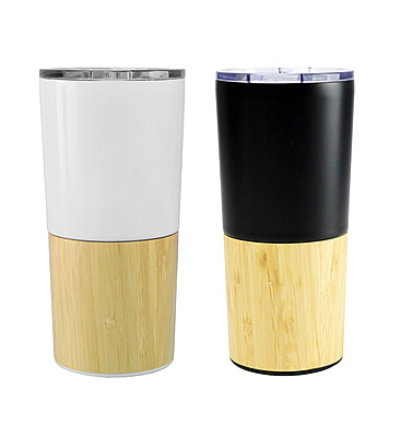 Xylou - Bamboo Bottom Insulated Tumbler