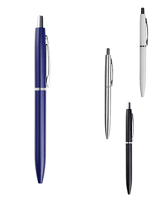 Rumi - Metal Pen with Silver Trims