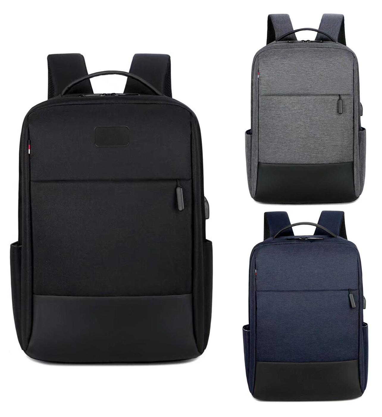 Crypto - Leather &amp; Fabric Backpack