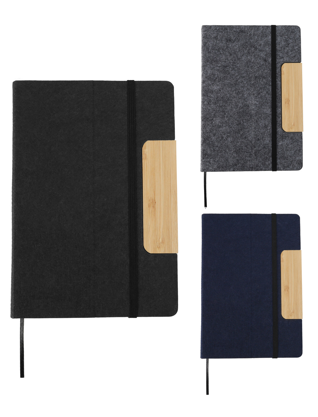 Gazette - Felt Bamboo Notebook