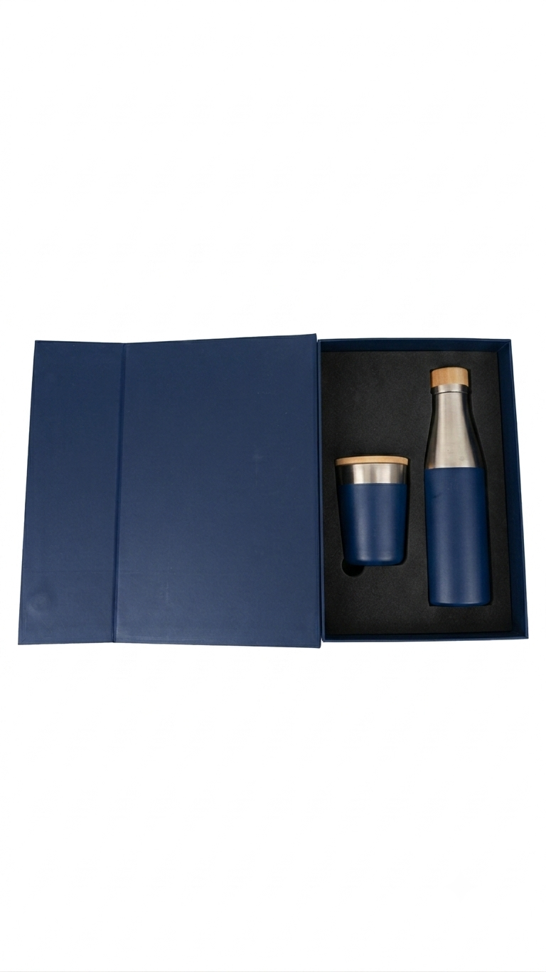 Bottle Tumbler Gift Set - Navy Blue - view 1 of 6