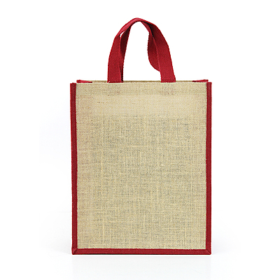 Couture - Coloured Jute Bag-Red