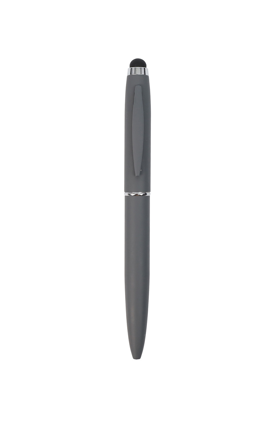 Laszlo - Rubberized Metal Pen Grey