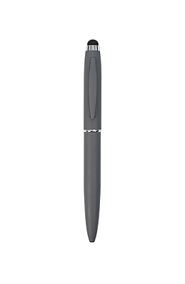 Laszlo - Rubberized Metal Pen Grey